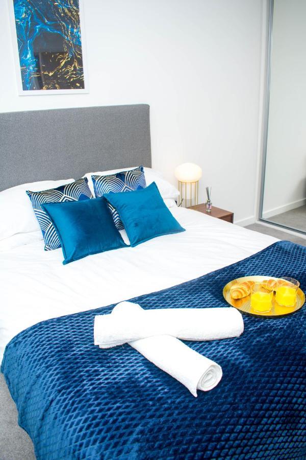 Exoticstay Apartments - Ultra Luxe Top Floor Suite - City Centre Apartment With Cube View - Smart 4K Tv With Ultrafast Wifi & Netflix 伯明翰 外观 照片
