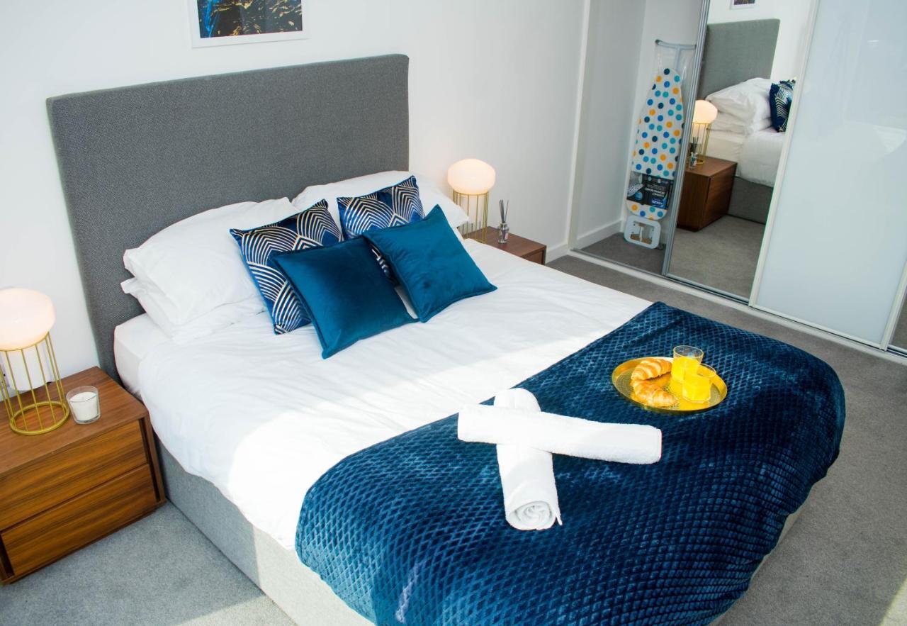 Exoticstay Apartments - Ultra Luxe Top Floor Suite - City Centre Apartment With Cube View - Smart 4K Tv With Ultrafast Wifi & Netflix 伯明翰 外观 照片