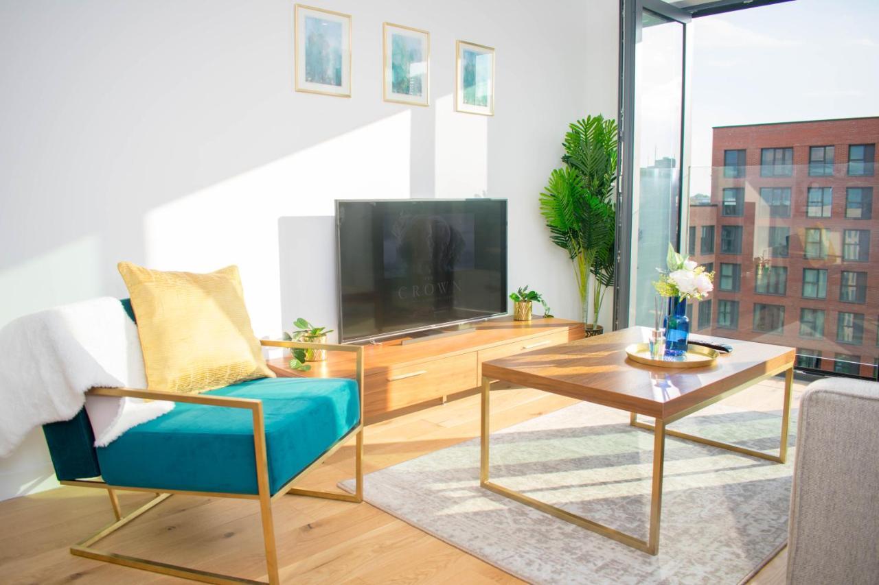 Exoticstay Apartments - Ultra Luxe Top Floor Suite - City Centre Apartment With Cube View - Smart 4K Tv With Ultrafast Wifi & Netflix 伯明翰 外观 照片