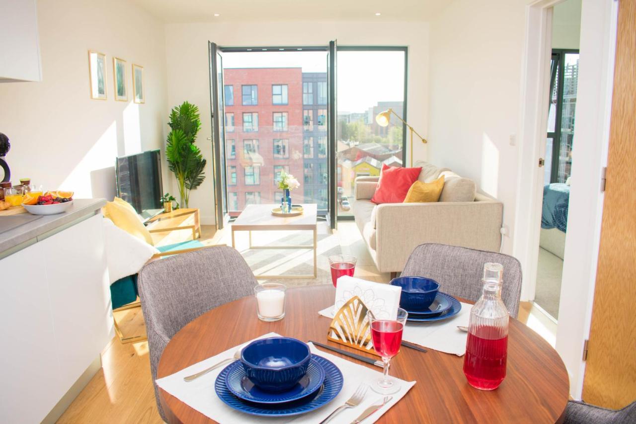 Exoticstay Apartments - Ultra Luxe Top Floor Suite - City Centre Apartment With Cube View - Smart 4K Tv With Ultrafast Wifi & Netflix 伯明翰 外观 照片