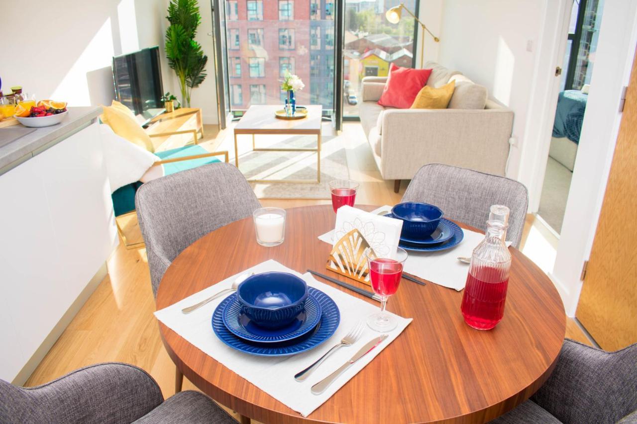 Exoticstay Apartments - Ultra Luxe Top Floor Suite - City Centre Apartment With Cube View - Smart 4K Tv With Ultrafast Wifi & Netflix 伯明翰 外观 照片