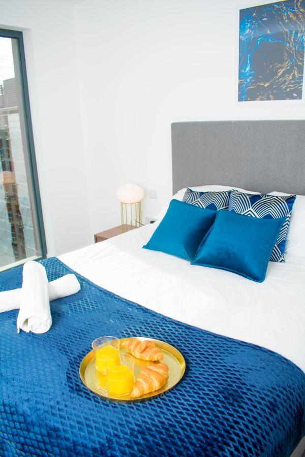 Exoticstay Apartments - Ultra Luxe Top Floor Suite - City Centre Apartment With Cube View - Smart 4K Tv With Ultrafast Wifi & Netflix 伯明翰 外观 照片